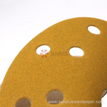 Sandpaper Coated Abrasives Film Discs Gold Paper